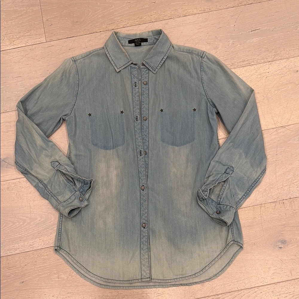 Women’s Light Blue Denim Shirt